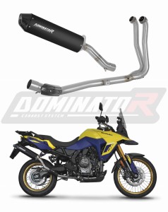 Suzuki V-Strom 800 SE / DE 2023 - 2024 Sistema de escape Colector Silenciador MX2 NEGRO + dB killer