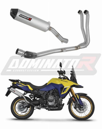 complete exhaust system with muffler DOMINATOR Full System MX2 fits to Suzuki VStrom 800 SE / DE 2023  2024 5