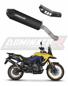 Suzuki V-Strom 800 SE / DE 2023 - 2024 Silenciador Escape MX2 NEGRO + dB killer