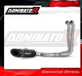 sistema de escape completo con silenciador DOMINATOR Full System HP8 negro compatible con la motocicleta Suzuki GSX8S / 8R 2022  2024
