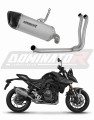 sistema de escape completo con silenciador DOMINATOR Full System titanio HP6 compatible con la motocicleta Suzuki GSX8S / 8R 2022  2024 3