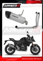 sistema de escape completo con silenciador DOMINATOR Full System titanio HP6 compatible con la motocicleta Suzuki GSX8S / 8R 2022  2024 4