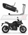 complete exhaust system with muffler DOMINATOR Full System HP6 BLACK fits the motorcycle Suzuki GSX 8S / 8R 2022   2024 6