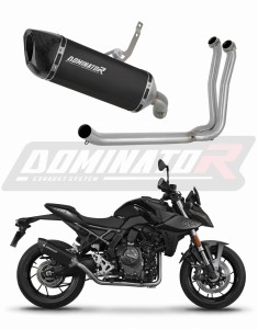 Suzuki GSX-8S / 8R 2022 - 2024 Sistema de escape Colector Silenciador HP6 NEGRO + dB killer