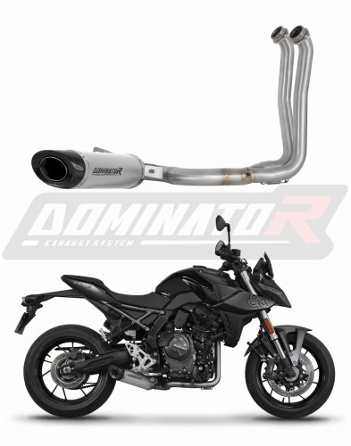sistema de escape completo con silenciador DOMINATOR Full System titanio HP8 compatible con la motocicleta Suzuki GSX8S / 8R 2022  2024 3