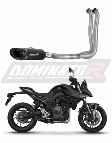 complete exhaust system with muffler DOMINATOR Full System HP8 BLACK fits to Suzuki GSX8S / 8R 2022  2024 5