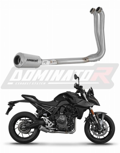 sistema de escape completo con silenciador DOMINATOR Full System GPS compatible con la motocicleta Suzuki GSX8S / 8R 2022  2024 3