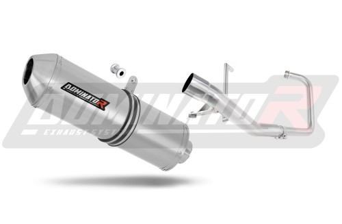 kompletny układ wydechowy z tłumikiem DOMINATOR Full System OVR pasujący do motocykla Yamaha YBR 125 2000 - 2008