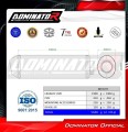 exhaust muffler DOMINATOR OVR fits to Honda CBF 1000 2006  2009