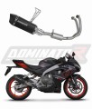 Aprilia RS 457 Exhaust Muffler Manifold Collector Auspuff Sportauspuff Silencer Echappement Silencieux Scarico Marmitta Scarichi Escape Wydech Tłumik Kolektor HP6 BLACK DOMINATOR Full Exhaust System x