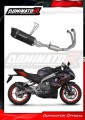 sistema de escape completo con silenciador DOMINATOR Full System HP6 negro compatible con la motocicleta Aprilia RS 457 2024  2026 2