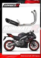 sistema de escape completo con silenciador DOMINATOR Full System HP8 negro compatible con la motocicleta Aprilia RS 457 2024  2026 2