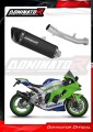 escape silenciador DOMINATOR HP6 negro compatible con la motocicleta Kawasaki ZX10R / RR 2021  2025