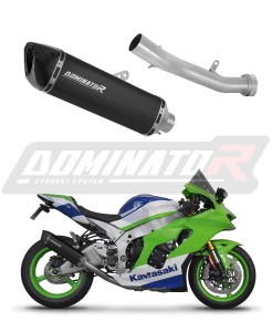 Kawasaki ZX10R / RR 2021 - 2025 Silenciador Escape HP6 NEGRO + dB killer