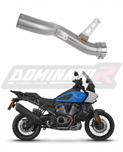 decat mid muffler DOMINATOR Mid Pipe fits to Harley Davidson PAN AMERICA 1250 2021  2024