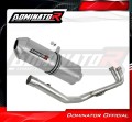 sistema de escape completo con silenciador DOMINATOR Full System OVR compatible con la motocicleta Yamaha XP 530 TMAX 2012  2016 2