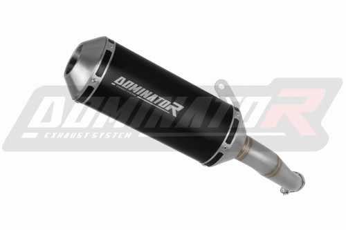 escape silenciador DOMINATOR OV G2 negro compatible con la motocicleta Yamaha MT03 2020  2023 2