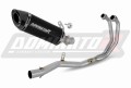 sistema de escape completo con silenciador DOMINATOR Full System HP8 negro compatible con la motocicleta Yamaha MT03 2020  2023 2