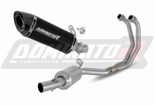 Yamaha MT-03 MT 03 2022 Exhaust Muffler Manifold Collector Auspuff Sportauspuff Silencer Echappement Silencieux Scarico Marmitta Scarichi Escape Wydech Tłumik Kolektor HP8 BLACK DOMINATOR Full Exhaust System EX x
