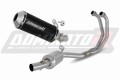 sistema de escape completo con silenciador DOMINATOR Full System OV G2 negro compatible con la motocicleta Yamaha MT03 2020  2023 2