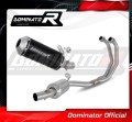 sistema de escape completo con silenciador DOMINATOR Full System OV G2 negro compatible con la motocicleta Yamaha MT03 2020  2023 3