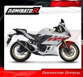 escape silenciador DOMINATOR HP8 negro compatible con la motocicleta Yamaha YZFR3 2019  2024 6