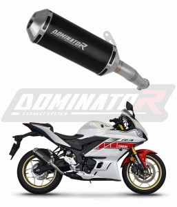 Yamaha YZF-R3 2019 - 2024 Silenciador Escape OV G2 NEGRO + dB killer medium