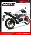 exhaust muffler DOMINATOR OV G2 BLACK fits the motorcycle Yamaha YZF R3 2019   2024 5