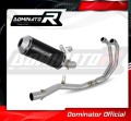 complete exhaust system with muffler DOMINATOR Full System OV G2 BLACK fits the motorcycle Yamaha YZF R3 2019   2024 4