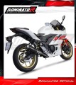 complete exhaust system with muffler DOMINATOR Full System OV G2 BLACK fits the motorcycle Yamaha YZF R3 2019   2024 5