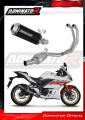 sistema de escape completo con silenciador DOMINATOR Full System OV G2 negro compatible con la motocicleta Yamaha YZFR3 2019  2024 3