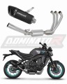 complete exhaust system with muffler DOMINATOR Full System HP6 BLACK fits the motorcycle Yamaha MT 09 2024