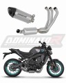 sistema de escape completo con silenciador DOMINATOR Full System titanio HP8 compatible con la motocicleta Yamaha MT09 2024