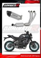 sistema de escape completo con silenciador DOMINATOR Full System titanio HP8 compatible con la motocicleta Yamaha MT09 2024  2