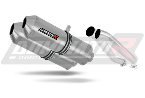 escape silenciador DOMINATOR homologado OVR compatible con la motocicleta Kawasaki Z1000 2003  2006