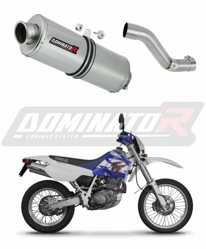 escape silenciador DOMINATOR oval compatible con la motocicleta Yamaha TT 600E 1994  2003