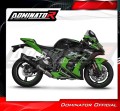 complete exhaust system with muffler DOMINATOR Full System HP5 BLACK fits the motorcycle Kawasaki ZX10R 2016   2020 4
