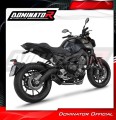 complete exhaust system with muffler DOMINATOR Full System HP8 BLACK fits to Yamaha MT09 2017  2020