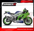 sistema de escape completo con silenciador DOMINATOR Full System titanio HP6 compatible con la motocicleta Kawasaki ZX10R / RR 2021  2025 4