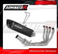 complete exhaust system with muffler DOMINATOR Full System HP6 BLACK fits the motorcycle Kawasaki ZX10R / RR 2021   2025 3