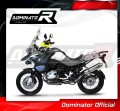 escape silenciador DOMINATOR homologado redondo compatible con la motocicleta BMW R1200GS 2010  2012 5