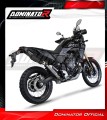 Yamaha Tenere 700 2019 - 2020 EXHAUST Muffler Auspuff Sportauspuff Silencer Echappement Silencieux Scarico Scarichi Escape Wydech Tłumik MX2 BLACK DOMINATOR 2