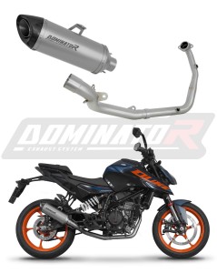 KTM 125 Duke 2024 Sistema de escape Colector Silenciador Titanio HP8 + dB killer