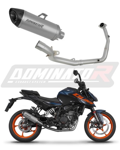 KTM 125 Duke 2024 Full system Kolektor wydech Tłumik tytanowy HP8 + dB killer