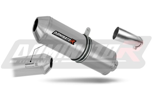 escape silenciador DOMINATOR homologado OVR compatible con la motocicleta Kawasaki ZX10R 2011  2015