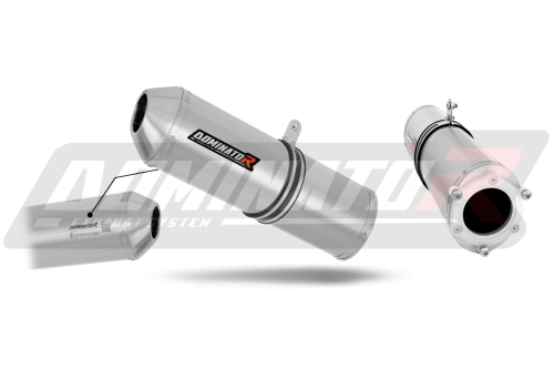 escape silenciador DOMINATOR homologado OVR compatible con la motocicleta Kawasaki ZX6R 1995  1997
