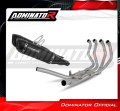 Suzuki GSX 1300 R Hayabusa 2021 - 2024 EXHAUST Collector Manifold Full System Muffler Auspuff Sportauspuff Silencer Echappement Silencieux Scarico Scarichi Escape Wydech Tłumik HP6 BLACK Dominator Exhaust System 1