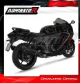 sistema de escape completo con silenciador DOMINATOR Full System HP6 negro compatible con la motocicleta Suzuki GSX 1300 R Hayabusa 2021  2024 4