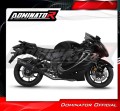 sistema de escape completo con silenciador DOMINATOR Full System HP6 negro compatible con la motocicleta Suzuki GSX 1300 R Hayabusa 2021  2024 5