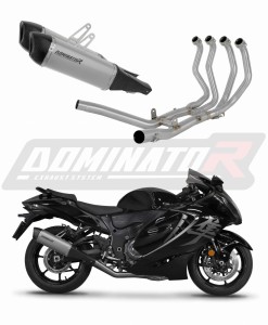 Suzuki GSX 1300 R Hayabusa 2021 - 2024 Full Exhaust System Collector Silencer Titanium HP6